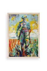 Atatürk Ahşap Çerçeveli Tablo 50 x 70
