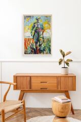 Atatürk Ahşap Çerçeveli Tablo 50 x 70