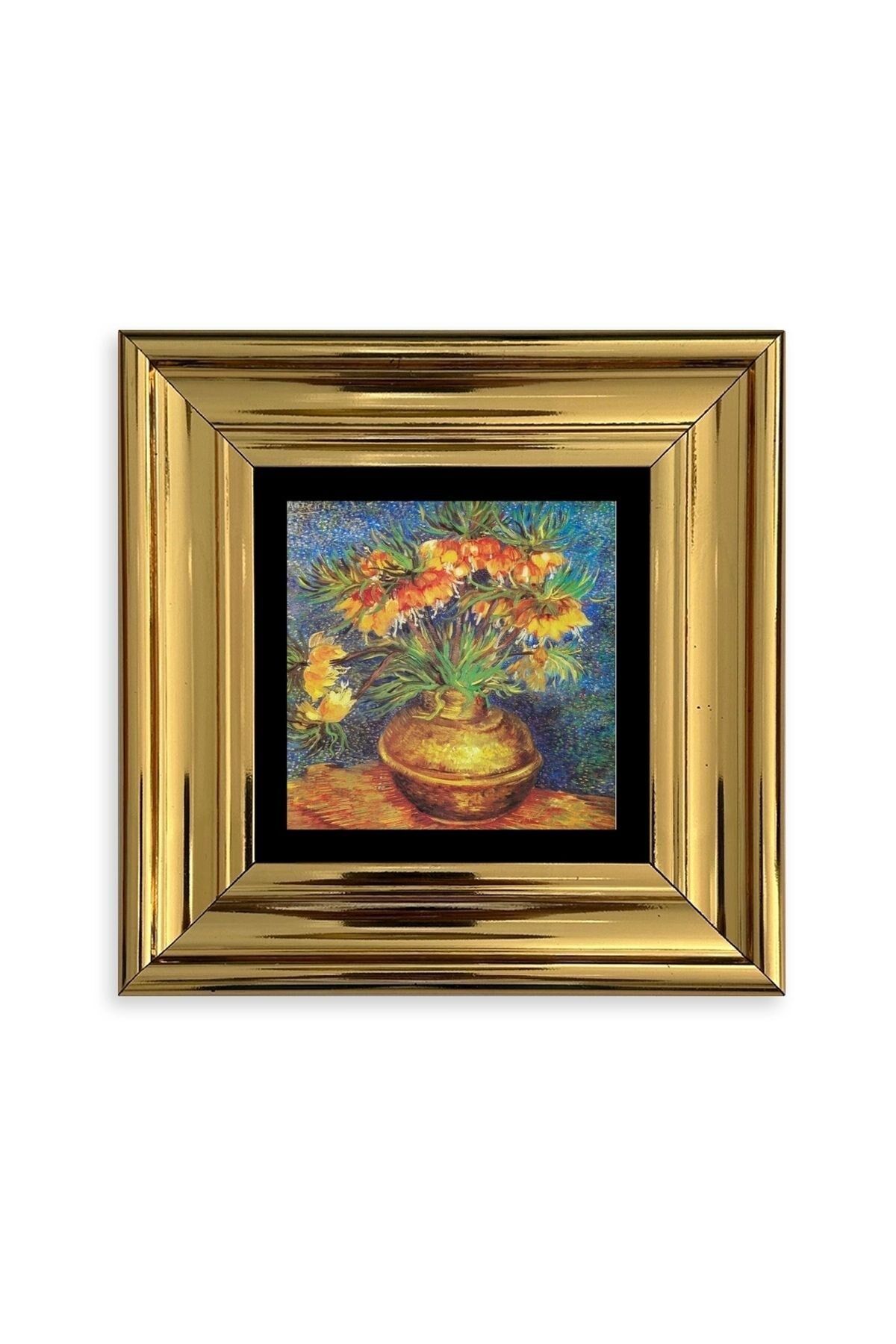 Van Gogh Çerçeveli Taş Tablo 20 cm