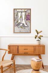 Gastby's Ahşap Çerçeveli Tablo 50 x 70