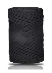 Pamuk Makrome 2 mm Siyah