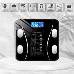 BUFFER® Dijital Baskül Yağ Ölçer Fonksiyonlu Akıllı Baskül Bluetooth Bağlantılı Tartı