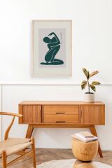 Modern Ahşap Çerçeveli Tablo 30 x 42