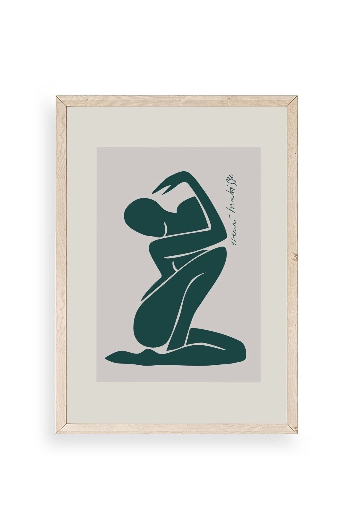 Modern Ahşap Çerçeveli Tablo 30 x 42