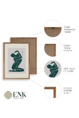 Modern Ahşap Çerçeveli Tablo 50 x 70