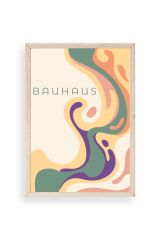 Bauhaus Ahşap Çerçeveli Tablo 30 x 42