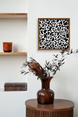Desen Ahşap Çerçeveli Tablo 23 x 23