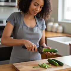 BUFFER® Solingen Çelik Küçük Boy Meyve Sebze Soyacak – Keskin Paslanmaz Soyucu Aparat