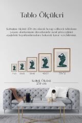 Modern Ahşap Çerçeveli Tablo 50 x 70
