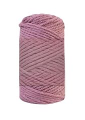 Pamuk Makrome 4 mm İp  Gül Kurusu