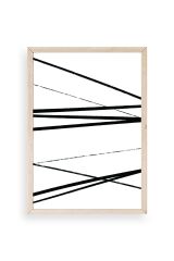 Modern Ahşap Çerçeveli Tablo 17 x 23