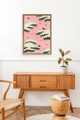 Bitjutsi Sekai Ahşap Çerçeveli Tablo 30 x 42