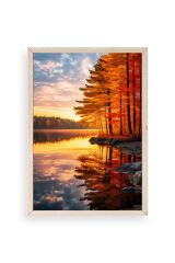 Manzara Ahşap Çerçeveli Tablo 23 x 30