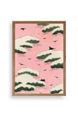 Bitjutsi Sekai Ahşap Çerçeveli Tablo 50 x 70