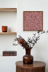 Yaprak Ahşap Çerçeveli Tablo 42 x 42