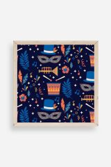 Karnaval Ahşap Çerçeveli Tablo 42 x 42