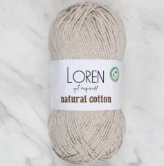 Loren Natural Cotton Küf Yeşili El Örgü İpi - R089 - 33926