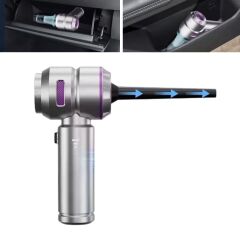 BUFFER® 9 Farklı Uçlu Kablosuz Şarjlı Araç İçi Süpürge – Wireless Destekli, Güçlü Emiş, Taşınabilir Pratik Araç Temizleyici