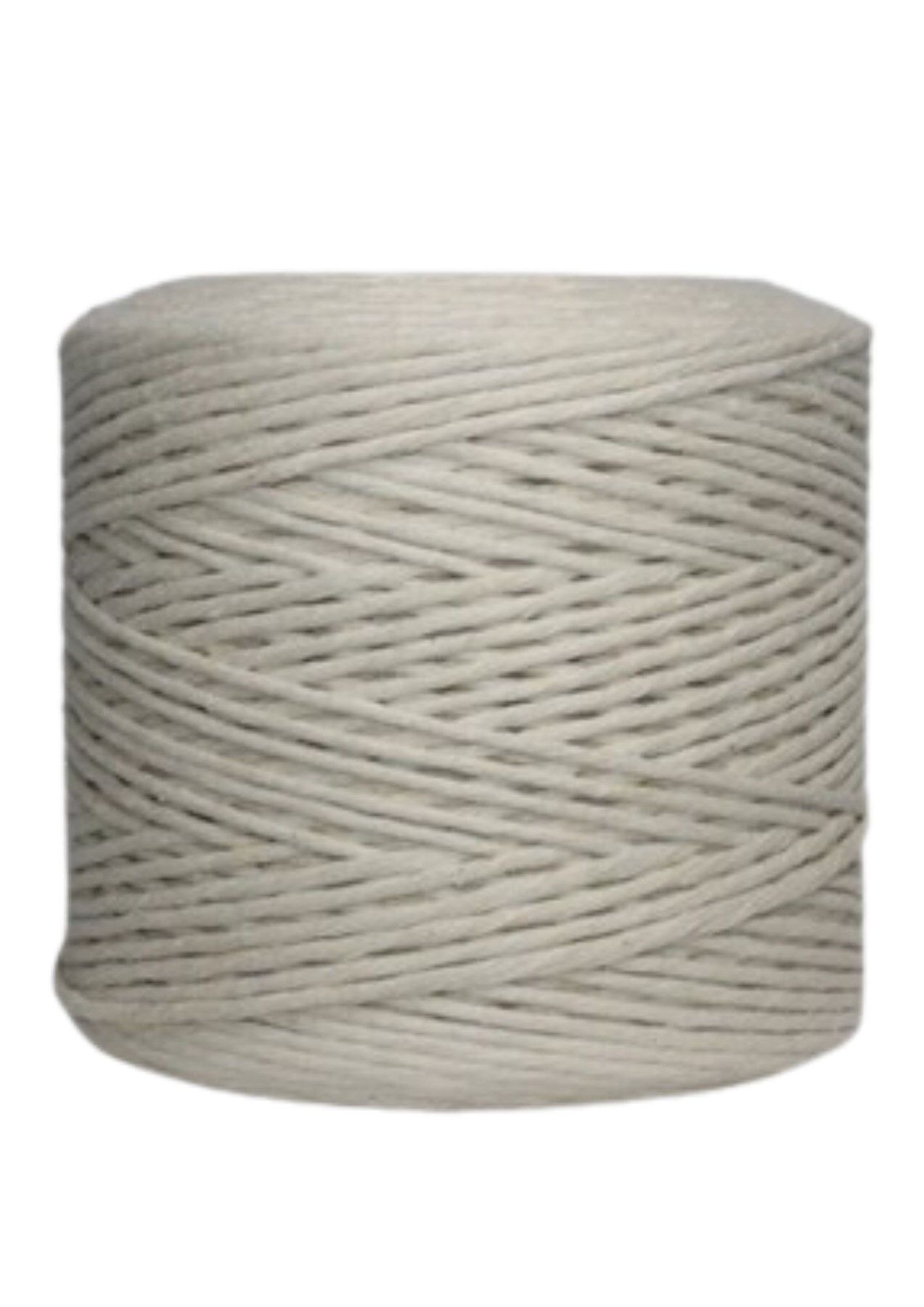 Pamuk Makrome 4 mm İp Krem