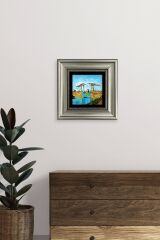 Van Gogh Çerçeveli Taş Tablo 20 cm