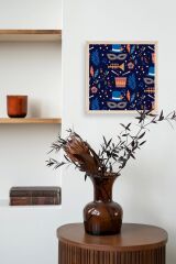 Karnaval Ahşap Çerçeveli Tablo 23 x 23