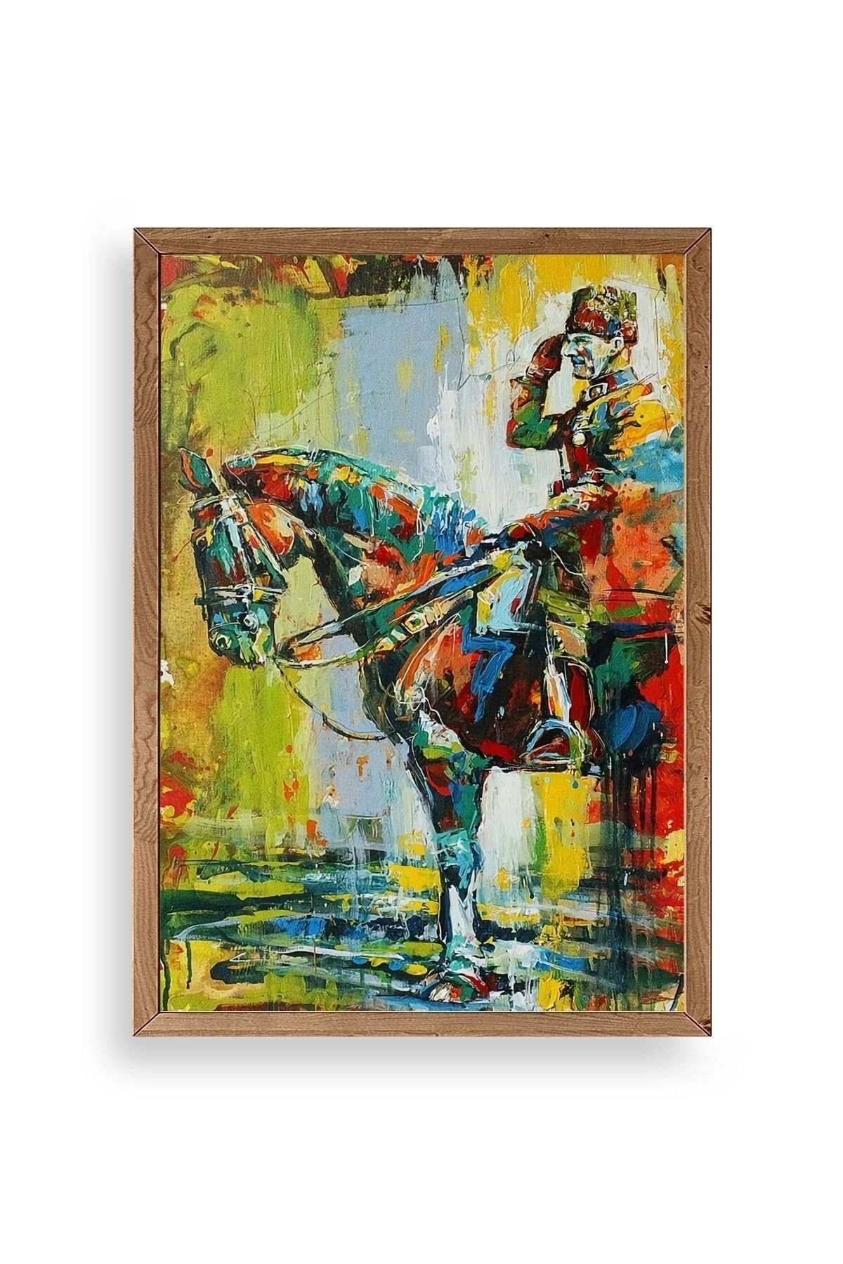 Atatürk Ahşap Çerçeveli Tablo 50 x 70