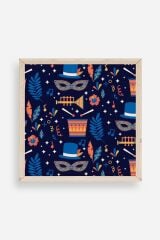 Karnaval Ahşap Çerçeveli Tablo 50 x 50