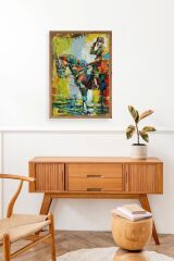 Atatürk Ahşap Çerçeveli Tablo 30 x 42