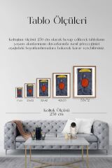 Paul Klee Ahşap Çerçeveli Tablo 50 x 70