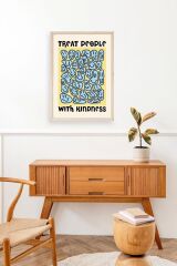 Motto Ahşap Çerçeveli Tablo 17 x 23