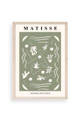 Henri Matisse Ahşap Çerçeveli Tablo 23 x 30