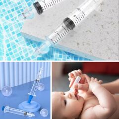 BUFFER® Yeniden Kullanılabilir, Manuel Burun Temizleyici 10ml Kapasiteli Burun Açıcı Şırınga