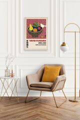 Yayoi Kusama Ahşap Çerçeveli Tablo 17 x 23