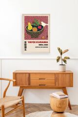 Yayoi Kusama Ahşap Çerçeveli Tablo 17 x 23