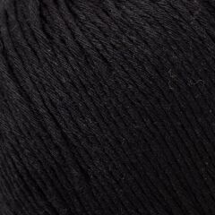 Loren Natural Cotton Siyah El Örgü İpi - R004 - 33908