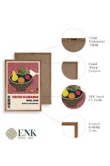 Yayoi Kusama Ahşap Çerçeveli Tablo 50 x 70