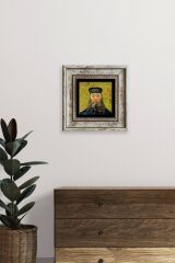 Van Gogh Çerçeveli Taş Tablo 20 cm