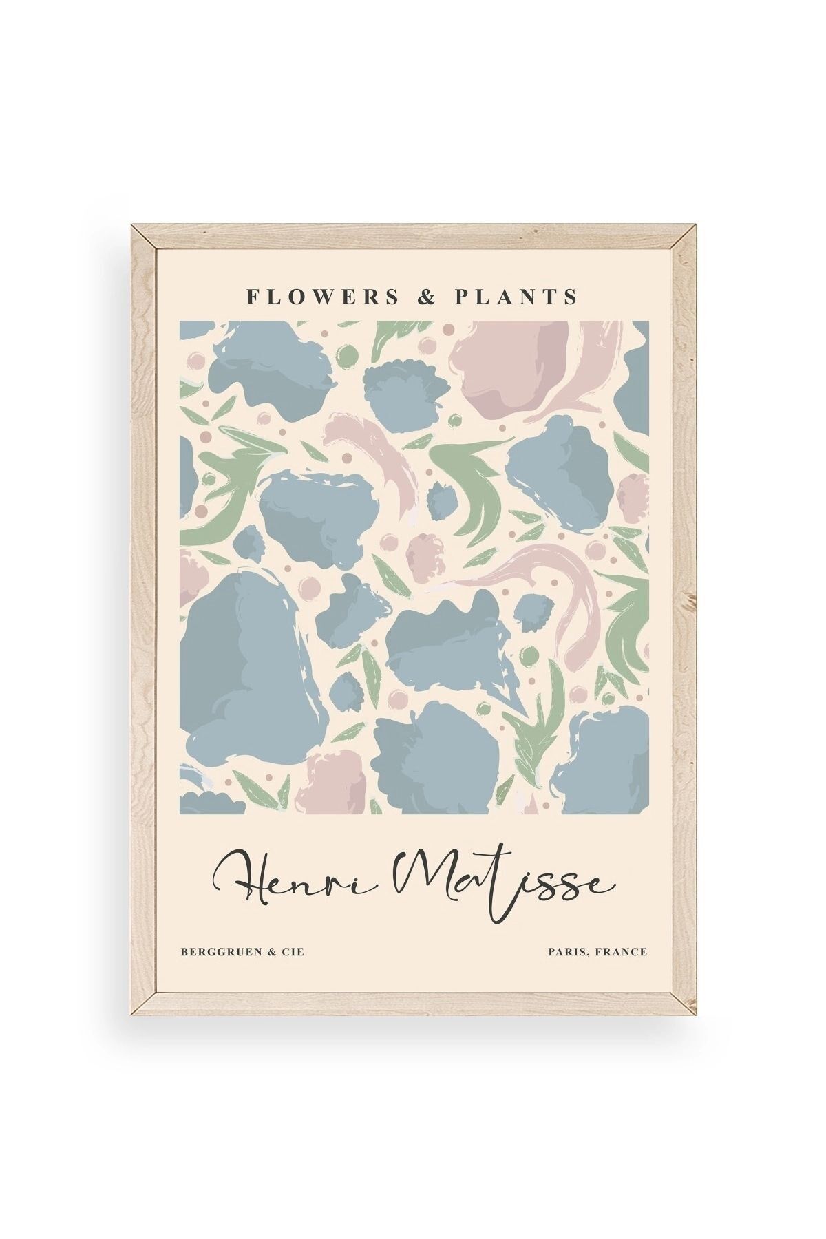 Henri Matisse Ahşap Çerçeveli Tablo 50 x 70