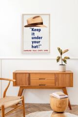 Motto Ahşap Çerçeveli Tablo 17 x 23