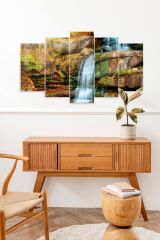 Manzara Doğa 5 Parçalı Mdf Tablo 60 x 100
