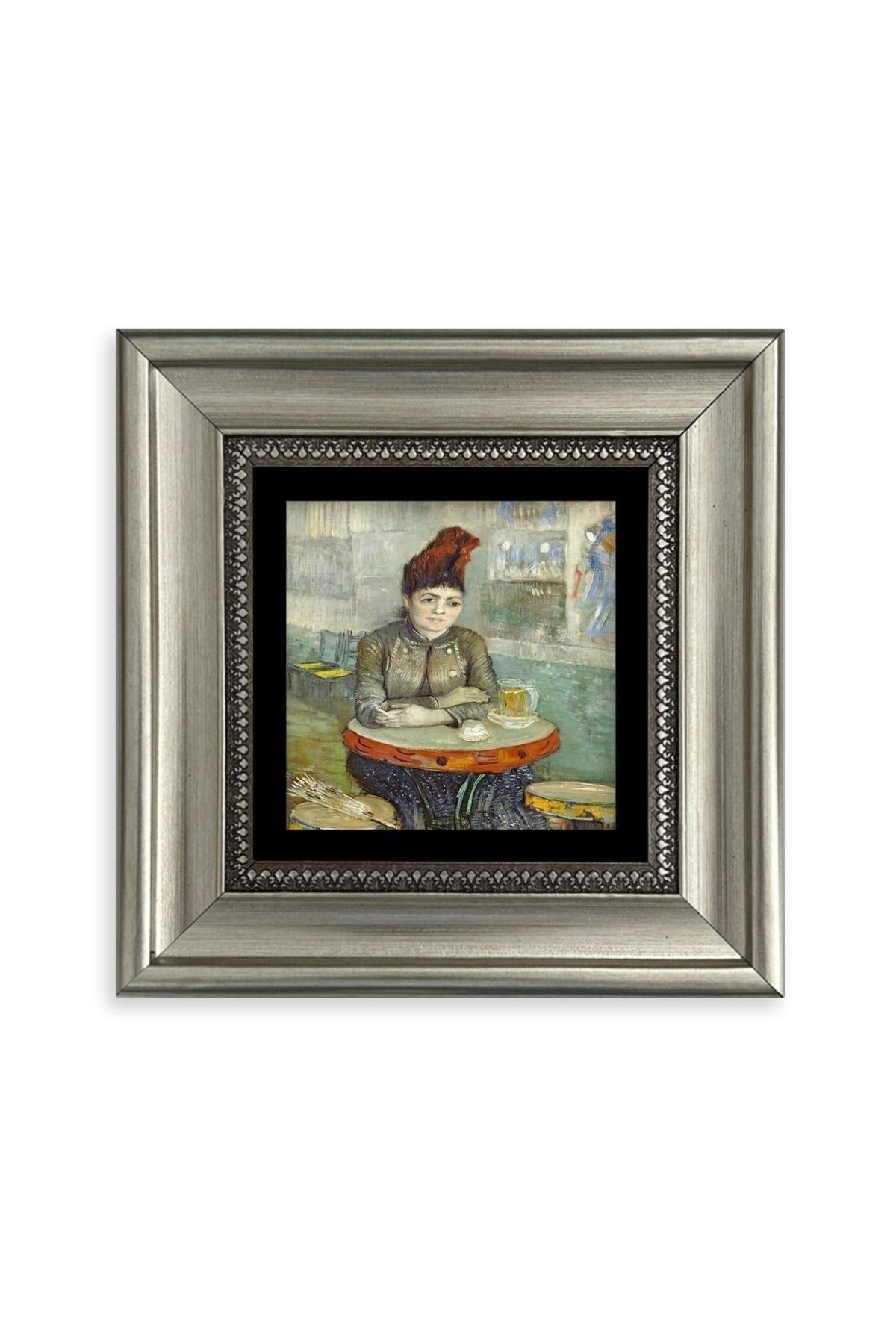 Van Gogh Çerçeveli Taş Tablo 20 cm