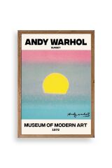 Andy Warhol Ahşap Çerçeveli Tablo 50 x 70