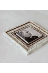 Atatürk Çerçeveli Taş Tablo , Çerçeveli Taş Duvar Dekoru 20 cm