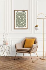 Henri Matisse Ahşap Çerçeveli Tablo 17 x 23