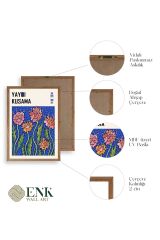 Yayoi Kusama Ahşap Çerçeveli Tablo 50 x 70