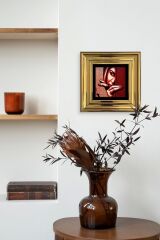 Kadın Çerçeveli Taş Tablo 20 cm