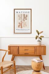 Soyut Ahşap Çerçeveli Tablo 50 x 70