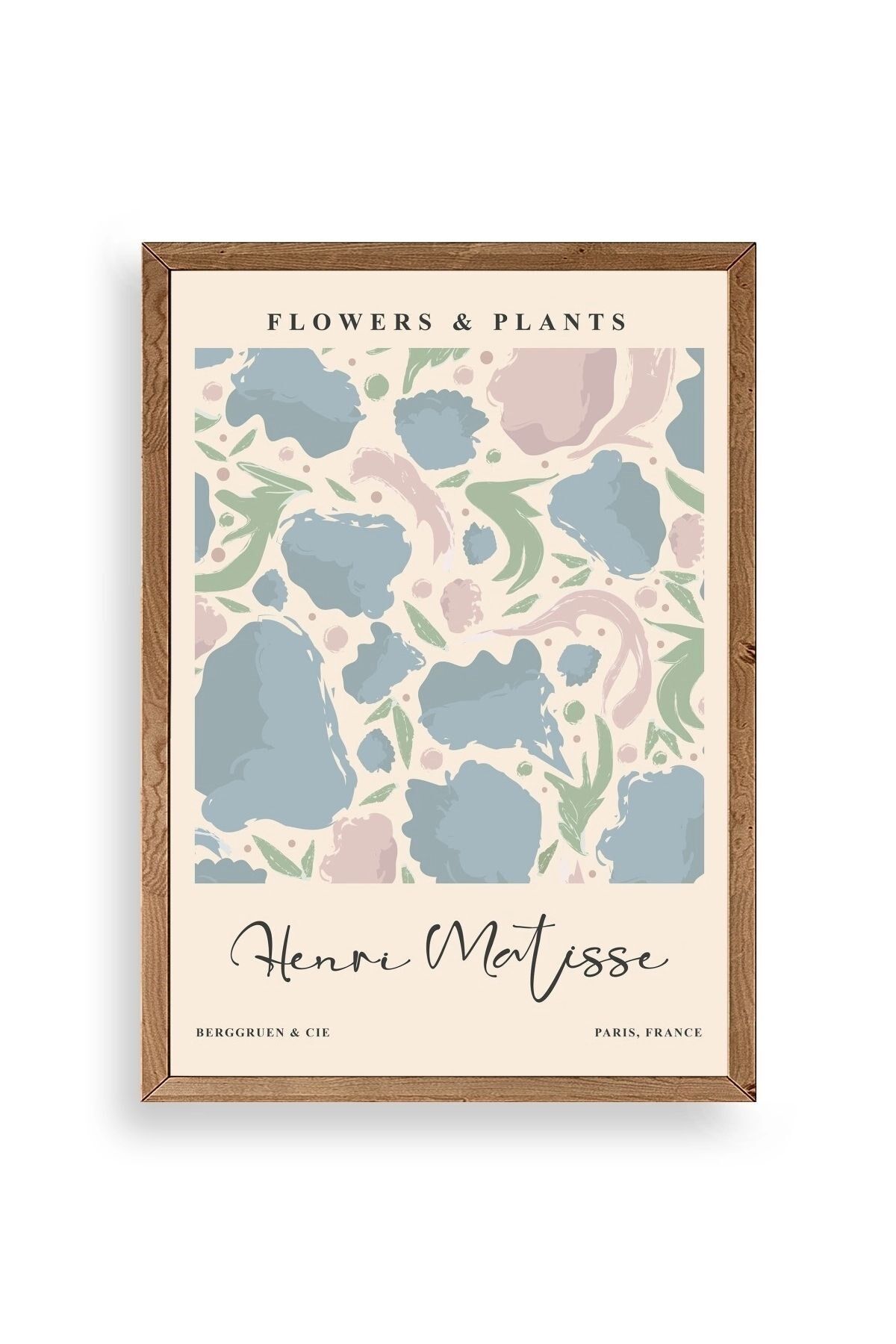 Henri Matisse Ahşap Çerçeveli Tablo 50 x 70