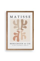 Soyut Ahşap Çerçeveli Tablo 17 x 23