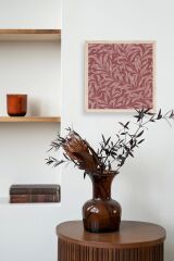 Yaprak Ahşap Çerçeveli Tablo 42 x 42